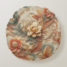 Chique, elegante crèmes & lederen bloem textuur lo