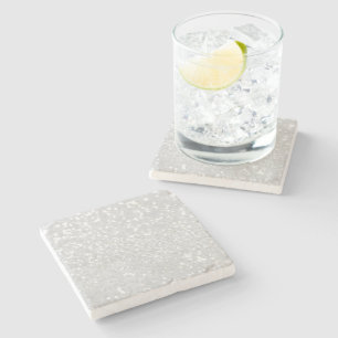 Chique elegante glamour Witte Nep Glitter Stenen Onderzetter