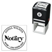 Chique elegante moderne notaris openbare lening on zelfinktende stempel (In situ)