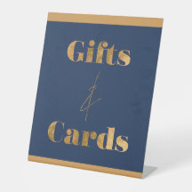 Chique Elegante Navy Goud Verjaardagscadeaus en Ka