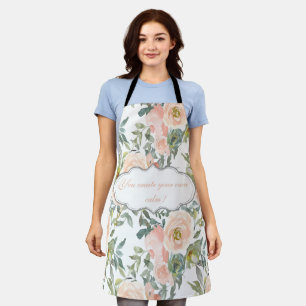 Chique Elegante Rozen, Motiverend Bericht Schort