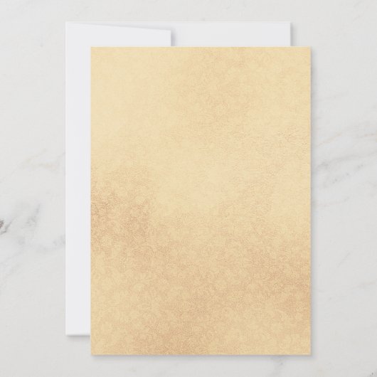 CHIQUE & ELEGANTE WATERVERF BLOEMIGE ABSTRACTE BRU KAART (Achterkant)