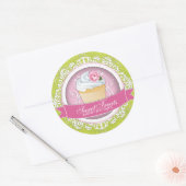 Chique en Elegant Cupcake Box Stickers (Envelop)