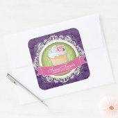 Chique en Elegant Cupcake Box Stickers (Envelop)