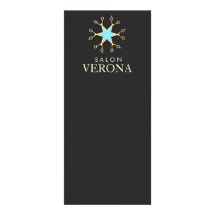 Chique en Elegante Schaar Logo Haarsalon Reclamekaart