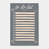 Chique en schetsmatige regenboog en sterren takenl post-it® notes (Voorkant)