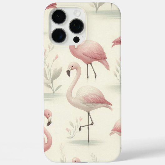Chique Flamingo Case-Mate iPhone Case (Achterkant)
