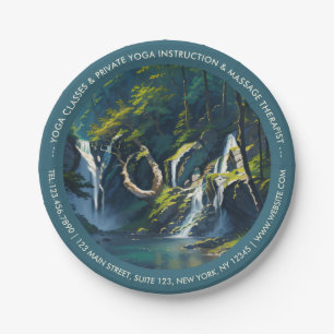 Chique Forest YOGA Verborgen Tekst Meditatie Instr Papieren Bordje