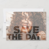 Chique foto Afstuderen Save The Date (Voorkant)