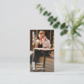 Chique foto Mode Social Media Visitekaartje (Staand voorkant)