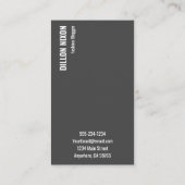 Chique foto Mode Social Media Visitekaartje (Achterkant)