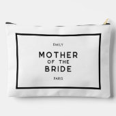 Chique Frans Zwart & Wit Moeder van de bruid Etui (Achterkant)