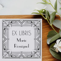 Chique Franse Art Deco Type Persoonlijke Naam Ex L