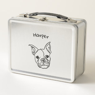 Chique Franse Bulldog Line Art: Bewerken Jouw teks