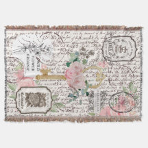 Chique Franse letters Vintage sleutel Logo Stempel