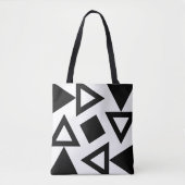 chique geometrische driehoekige Canvas tas (Voorkant)