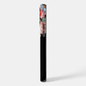 Chique Gepersonaliseerde Rozen & Iris iPhone Hoesje (Linkerkant)