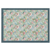 Chique Geraffineerde Rococo Bloemen Zachte Pastelk Tafelkleed (Voorkant (Horizontaal))