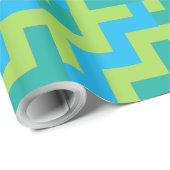 Chique Giftwrap : Smaragd, Turquoise, Neon Green Cadeaupapier (Rol Hoek)