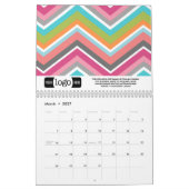 Chique Girly Patterns - Zakelijk Logo cadeau Kalender (Mar 2027)