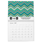 Chique Girly Patterns - Zakelijk Logo cadeau Kalender (Jan 2027)