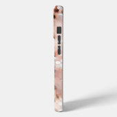 Chique  Girly Roos Gouden Luipaard Case-Mate iPhone Case (Achterkant / Links)