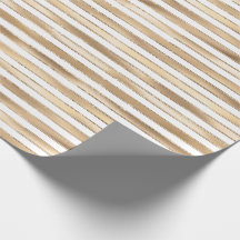 Chique Glam Goud Witte Strepen