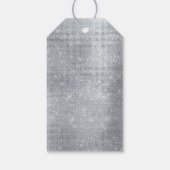 Chique Glam Silver Sparkle Cadeaulabel (Achterkant)