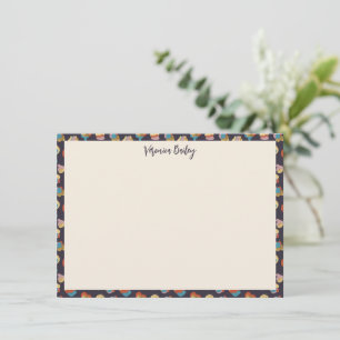 Chique Glam Trendy Gouden Luipaard Dierenprint Naa Notitiekaartje