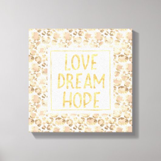 Chique goud blush roze luipaard print (Voorkant)