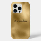 Chique goud Case-Mate iPhone case (Achterkant)