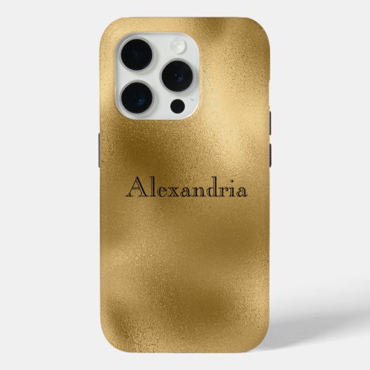 Chique goud Case-Mate iPhone case (Achterkant)