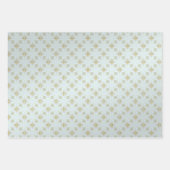 Chique goud geometrisch inpakpapier vel (Voorkant 2)