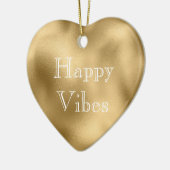 Chique goud keramisch ornament (Links)