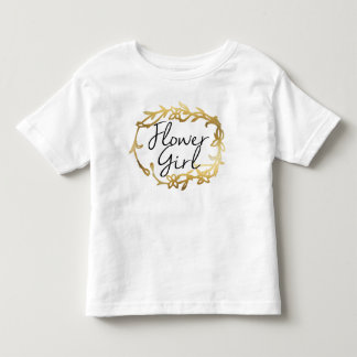 Chique gouden bloemen | BLOEMENMEISJE Kinder Shirts