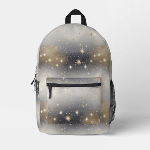 Chique gouden en zilveren glitter rugzak