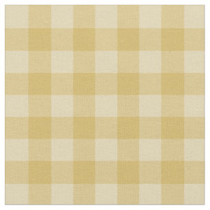 Chique gouden gingham ruitpatroon stof