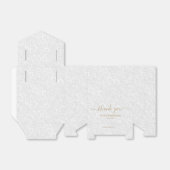 Chique gouden kalligrafie Dank u Bedankdoosjes (Uitgevouwen)