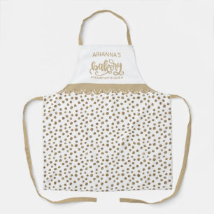 Chique Gouden Stippen Keuken Bak Apron Schort