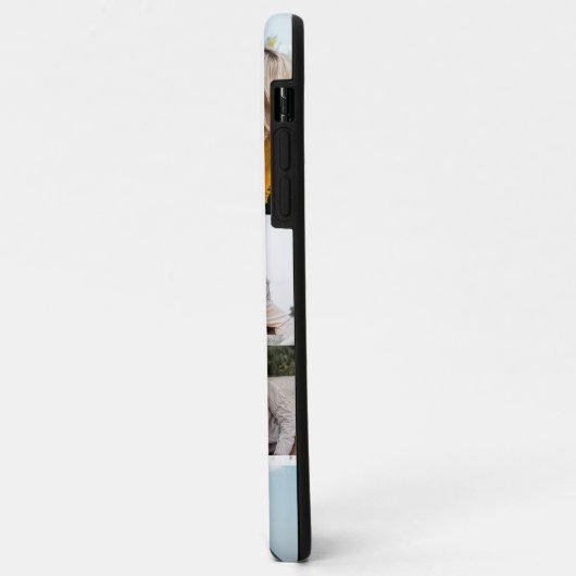 Chique grijs marmer 7 fotocollage Case-Mate iPhone case (Achterkant/links)