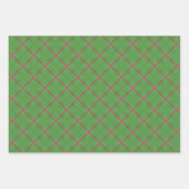 Chique groen en roze geometrische moderne Design Inpakpapier Vel (Voorkant 2)