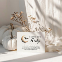 Chique Halloween baby shower boeken voor baby