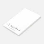 chique handtekeningscript post-it® notes (Schuin)