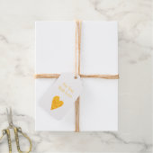 chique hart cadeaulabels (Met Koord)