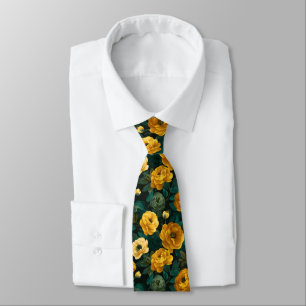 Chique heren stropdassen Ranunculus bloemen