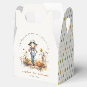 Chique Herfst Pompoen Scarecrow Oogst Kinderen Ver Bedankdoosjes (Geopend)