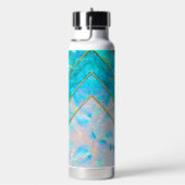 Chique holografisch meisjesachtig stijlvol blauw waterfles (Rechts)