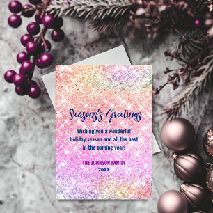 Chique iriserende ombre glitter Kerstmis nieuwjaar