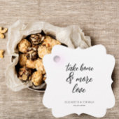 Chique kalligrafie nemen thuis en meer liefde brui bedankjes labels