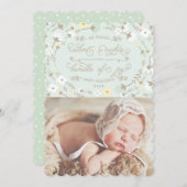 Chique kerstkaart eerste kerstfeest stil kerstfees (Voorkant / Achterkant)